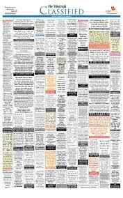 Telegraph Classified Ad