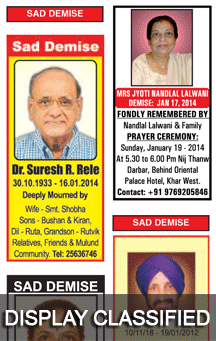 Obituary ads in Deccan Chronicle